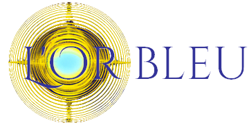 logo or bleu